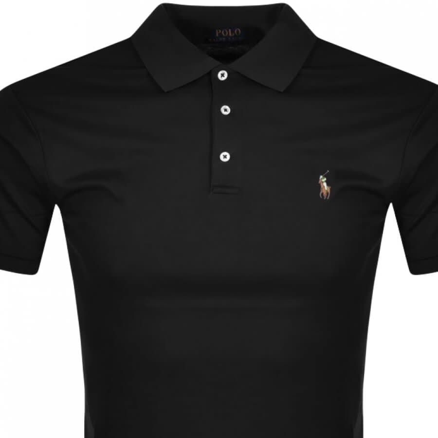Ralph Lauren Slim Fit Polo T Shirt Black