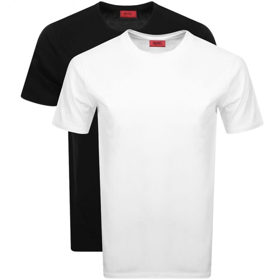 HUGO 2 Pack Crew Neck T Shirts