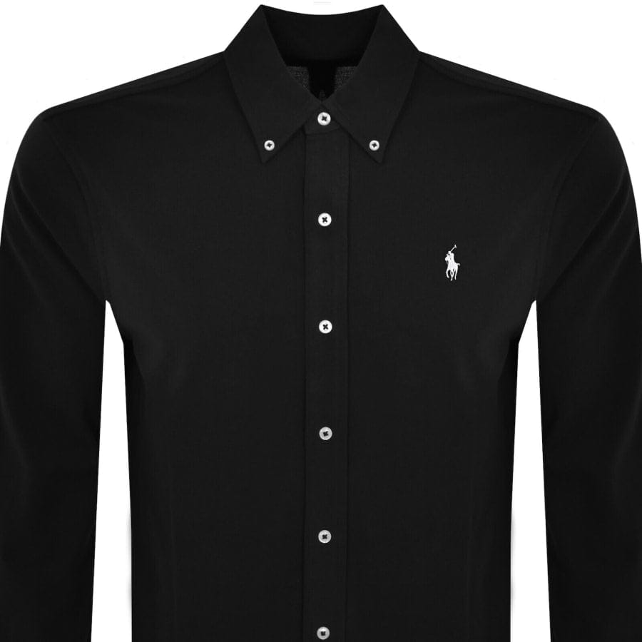 Ralph Lauren Featherweight Mesh Shirt Black