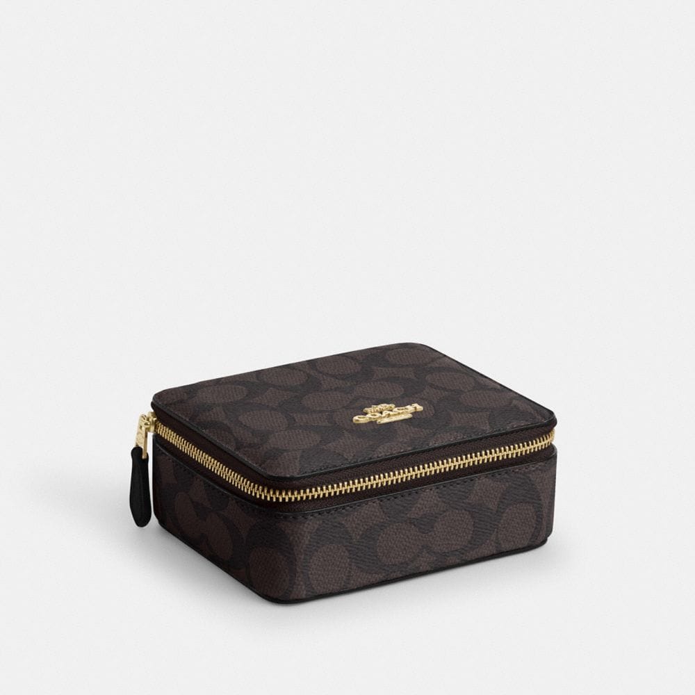 Large Jewelry Box In Signature Canvas
