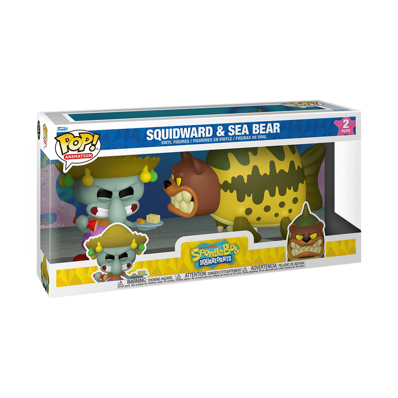 Pop! Squidward & Sea Bear 2-Pack