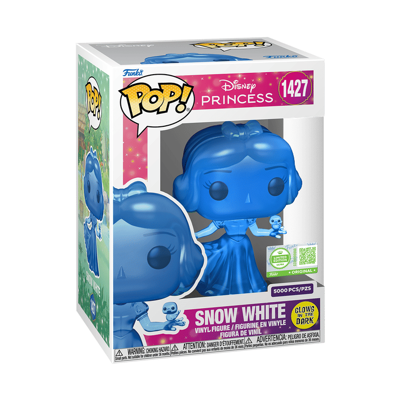 Pop! Snow White (Translucent Blue) (Glow) with Pop! Protector