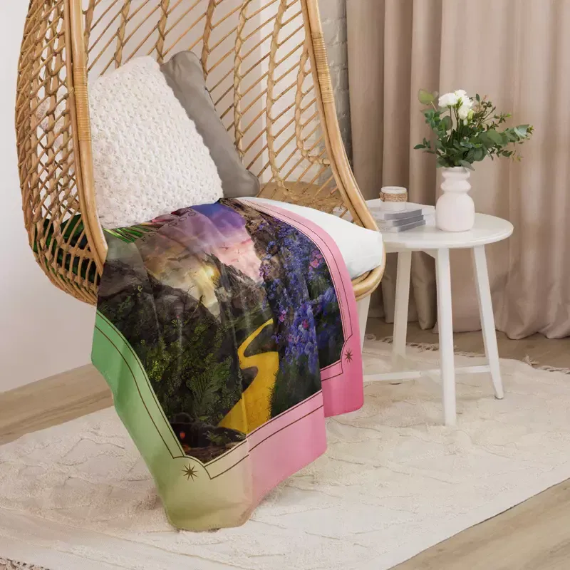 Wicked: For Good Key Art Sherpa Blanket