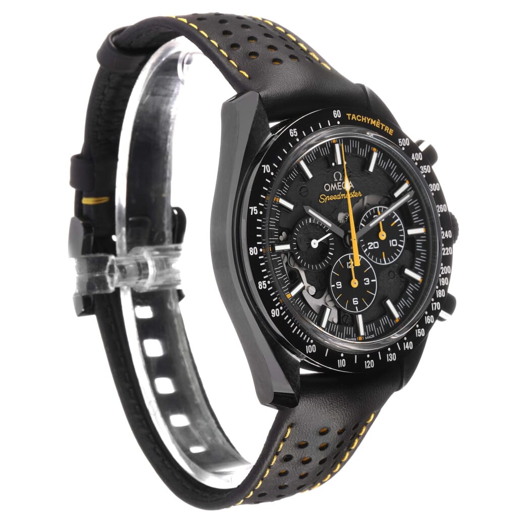 Speedmaster Dark Side of the Moon (Reference 311.92.44.30.01.001). A 44.25mm black ceramic manual wind wristwatch with chronograph. 2020