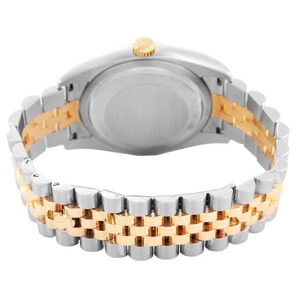 Datejust (Reference 116233). A 36mm stainless steel yellow gold automatic wristwatch with date. 2010