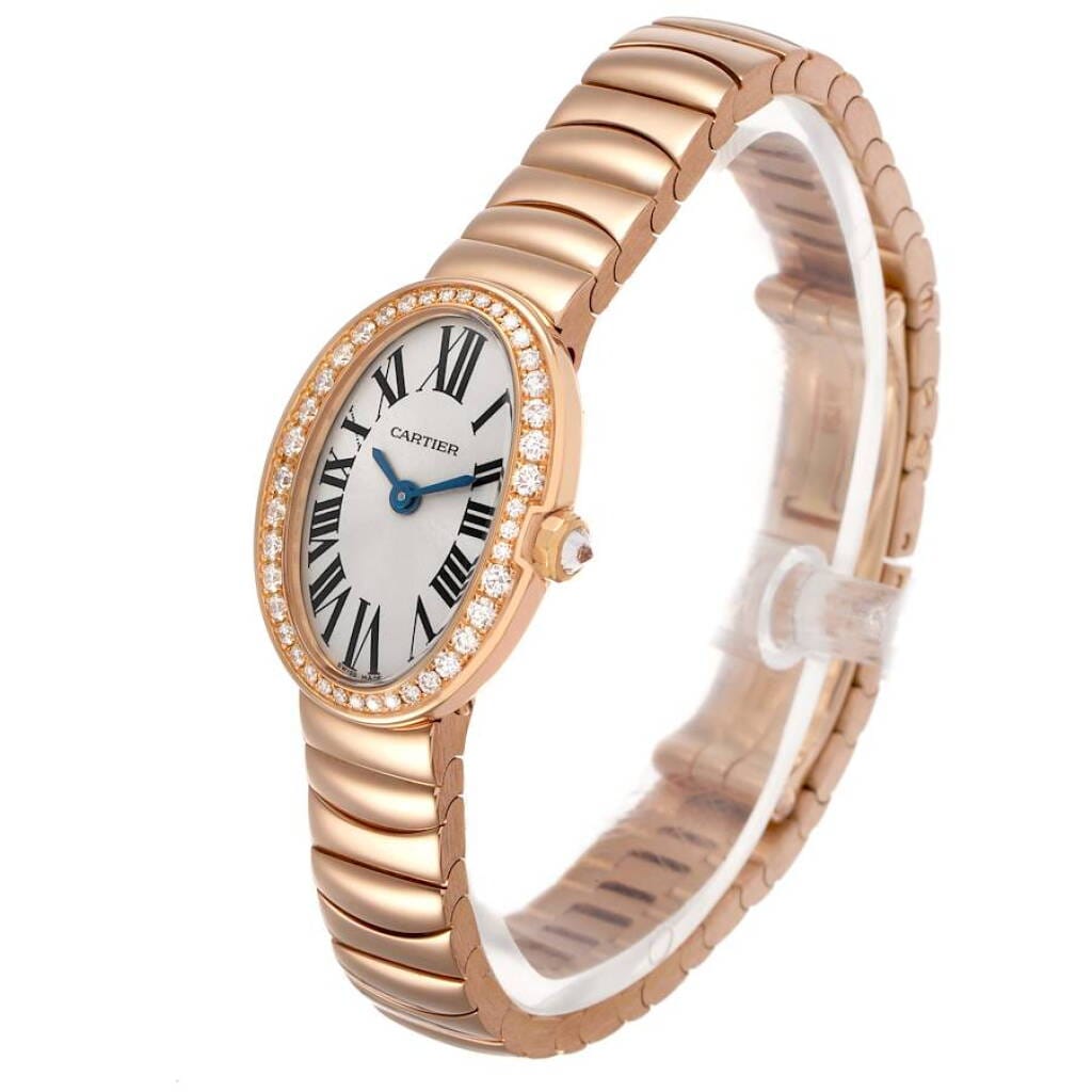Baignoire Mini (Reference WB520026). A 25.3mm rose gold diamond-set quartz wristwatch.