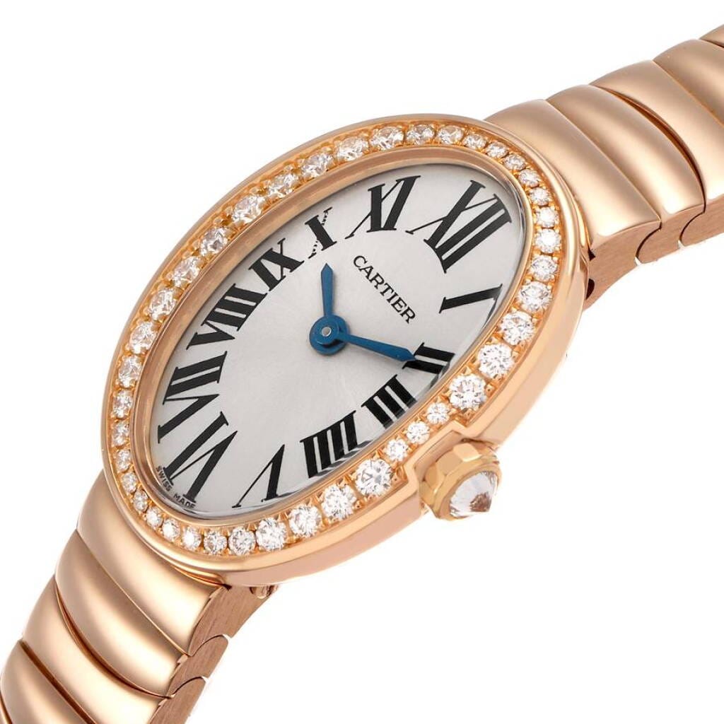 Baignoire Mini (Reference WB520026). A 25.3mm rose gold diamond-set quartz wristwatch.