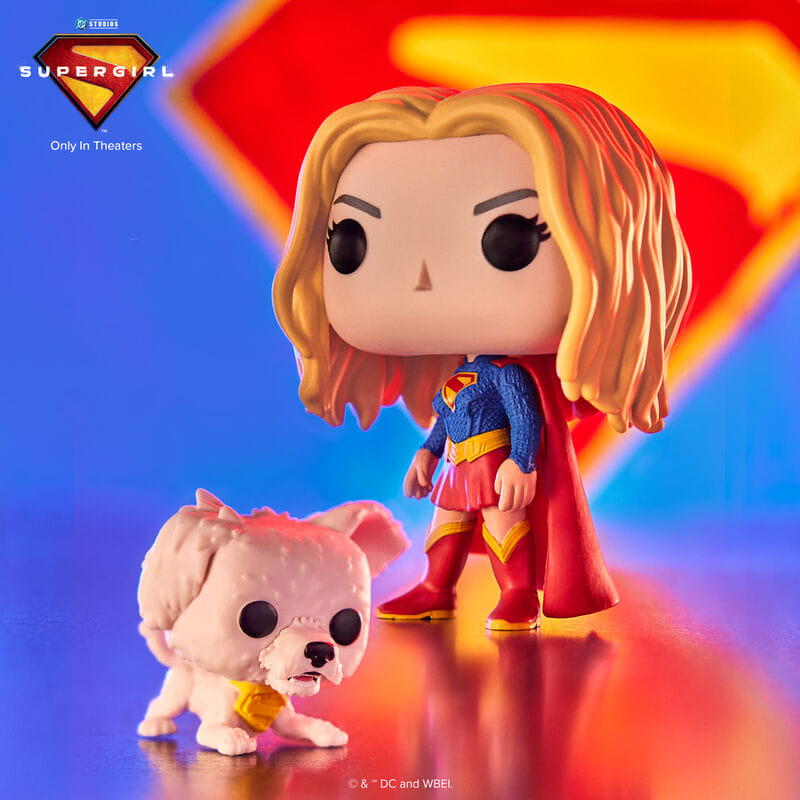 Pop! & Buddy Supergirl with Puppy Krypto