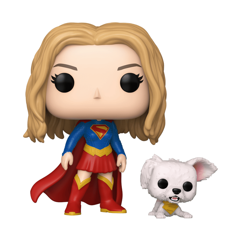 Pop! & Buddy Supergirl with Puppy Krypto