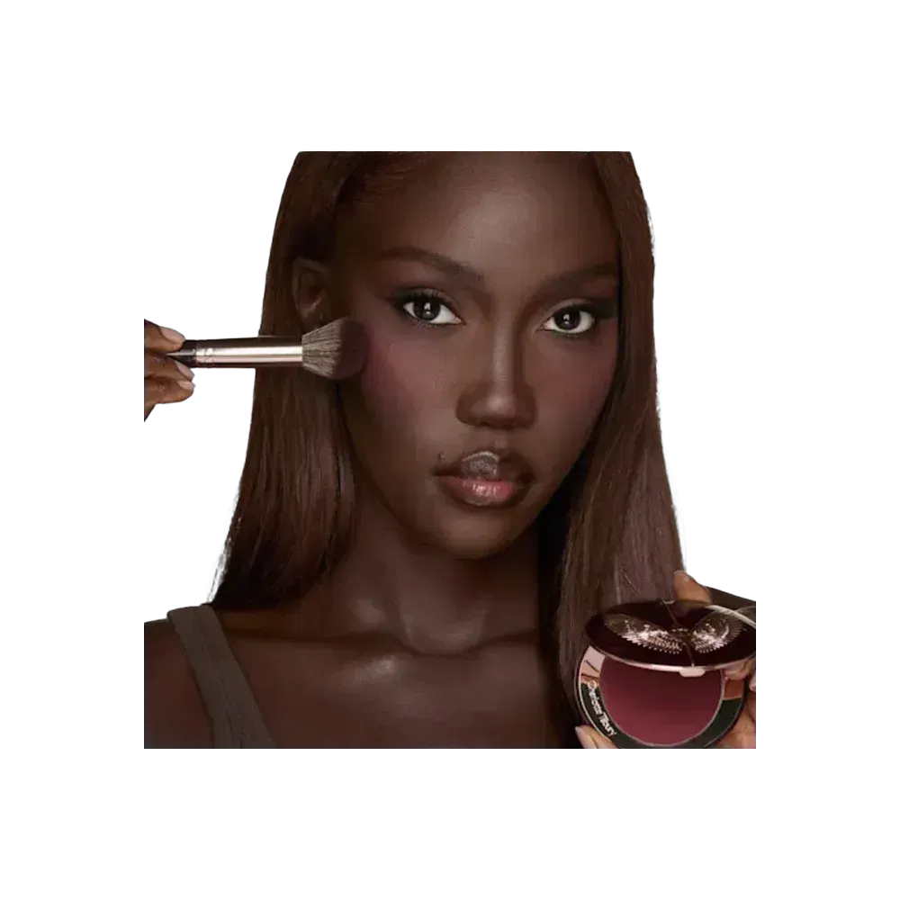 Charlotte Tilbury Airbrush Flawless Easy Soft Blur Bronzer + Blusher Brush