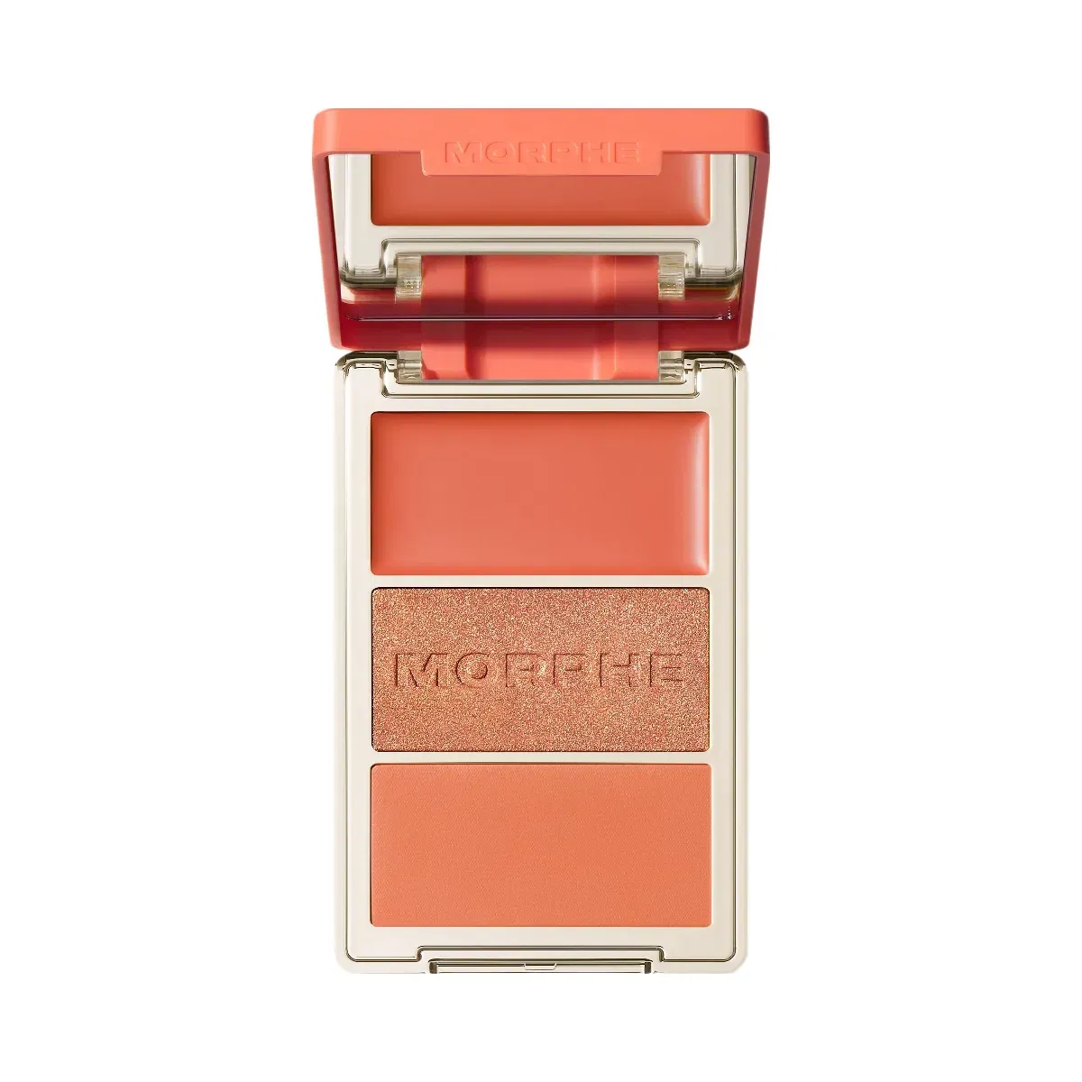 Morphe Cheek Thrills Trios + Dual-Ended Blush Brush