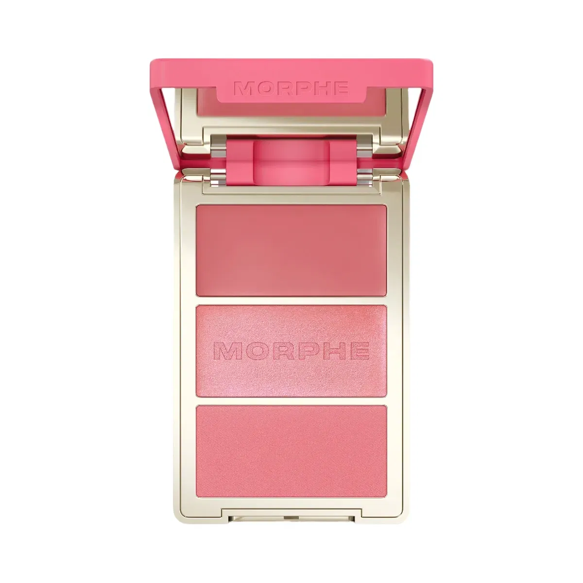 Morphe Cheek Thrills Trios + Dual-Ended Blush Brush
