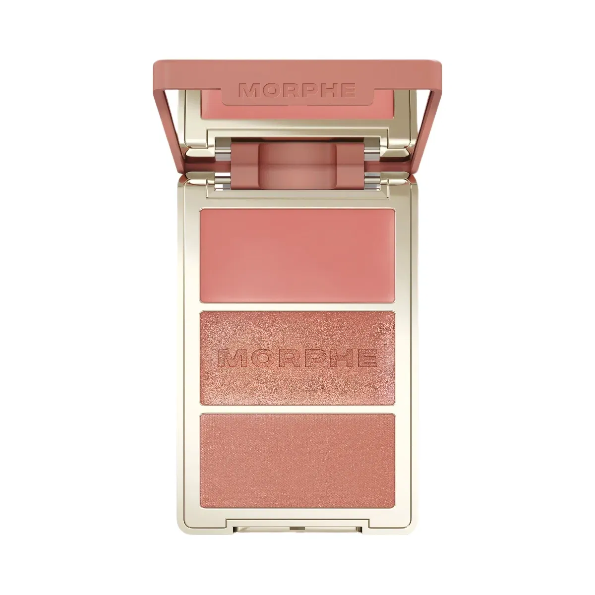 Morphe Cheek Thrills Trios + Dual-Ended Blush Brush
