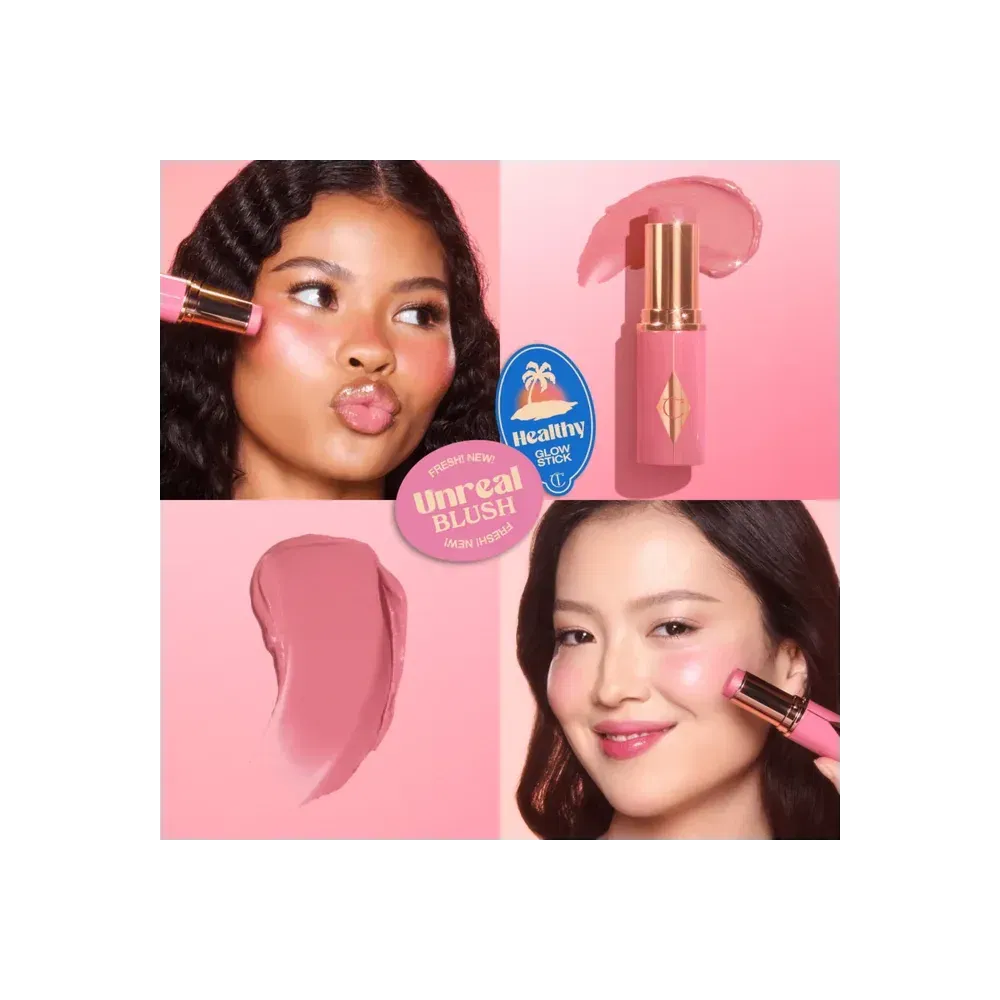 Charlotte Tilbury Mini Unreal Blush Healthy Glow Stick - Rosy Glow