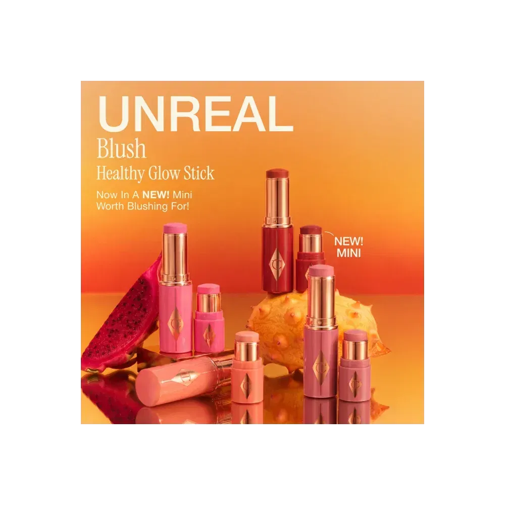 Charlotte Tilbury Mini Unreal Blush Healthy Glow Stick - Rosy Glow