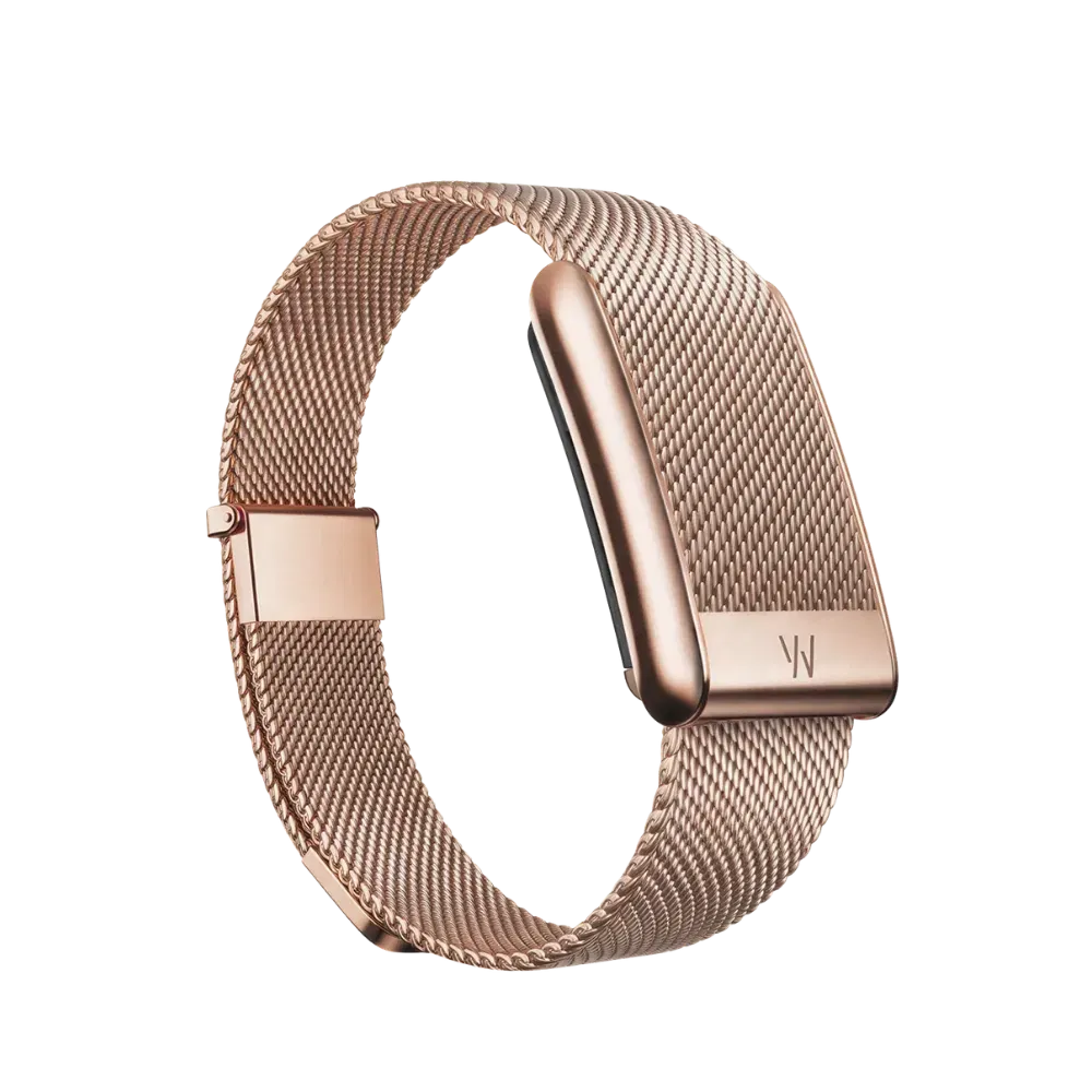 Whoop 5.0 Peak / MG Life Meridian Band Rose Gold (Strap Only)
