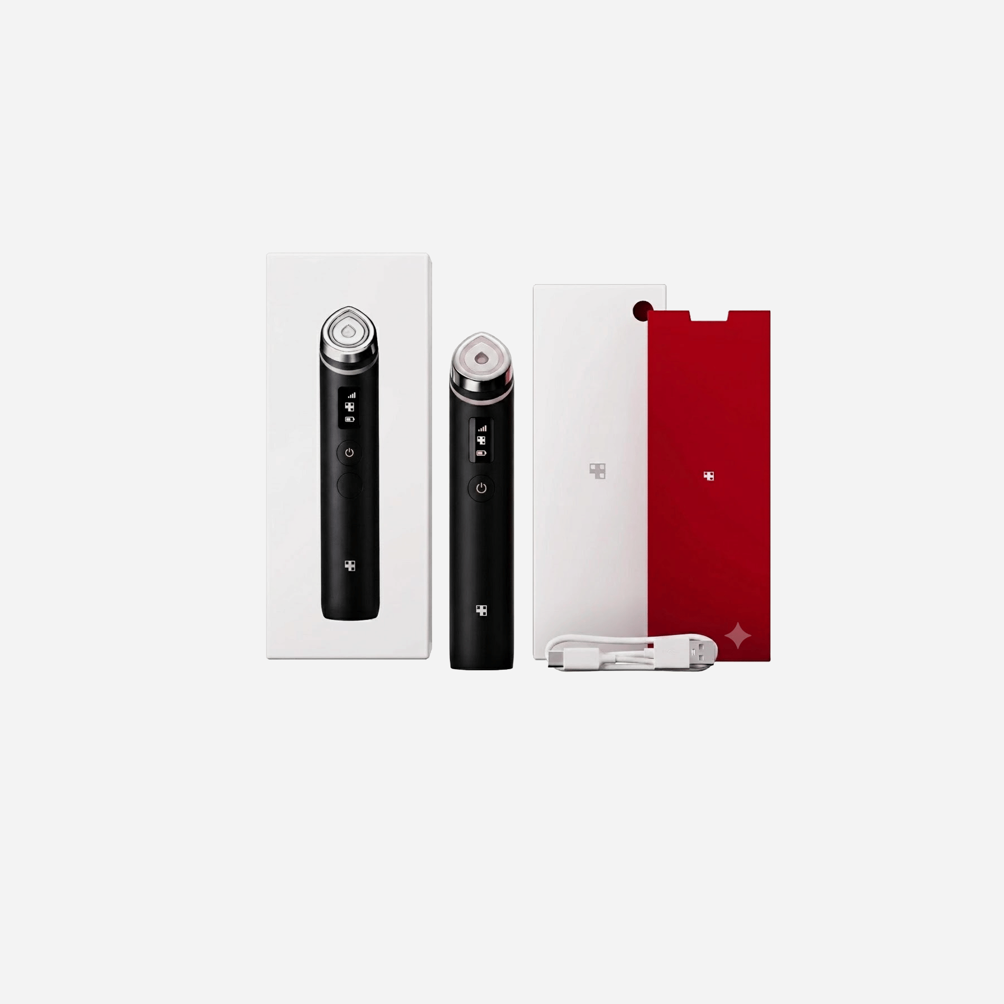 Medicube AGE-R Booster Pro – 6-in-1 Korean Facial Treatment & Glow Device-Black