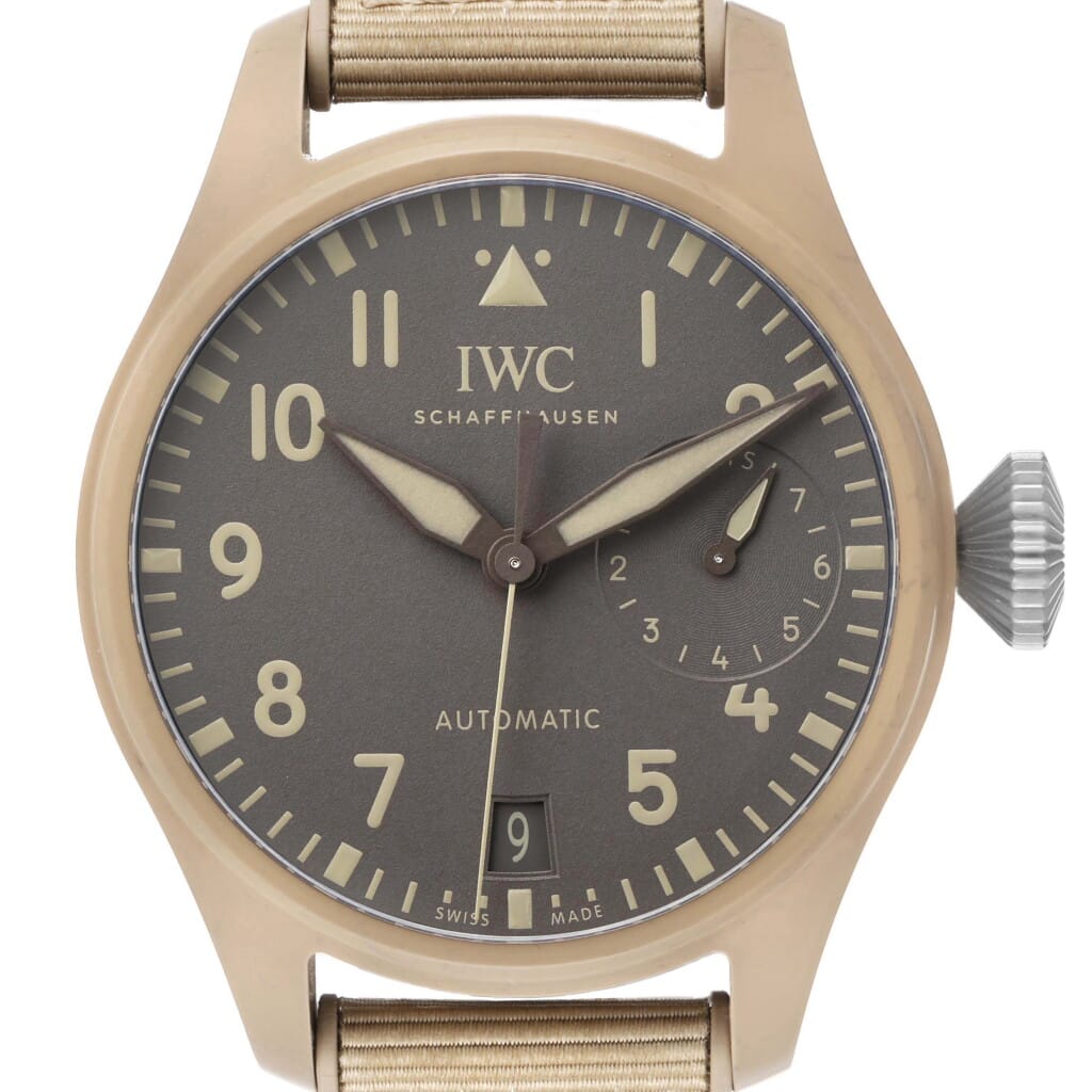 Big Pilot's TOP GUN 'Mojave Desert' (Reference IW506003). A 46mm ceramic automatic wristwatch with date and power reserve. 2023