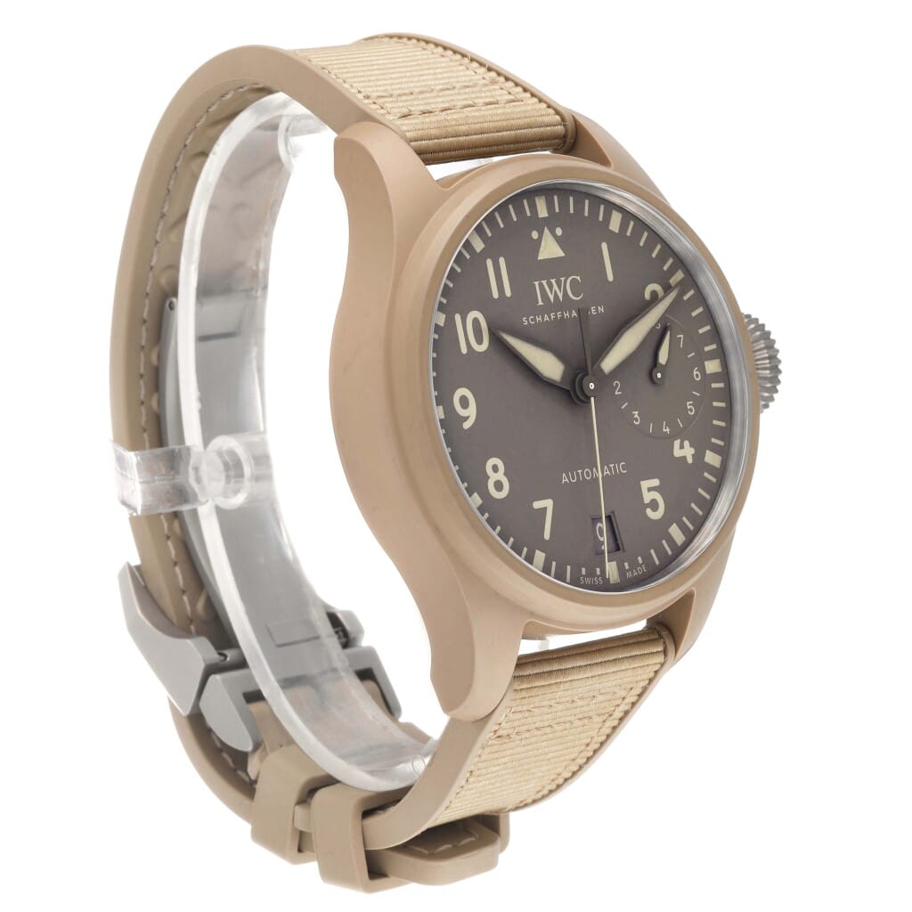 Big Pilot's TOP GUN 'Mojave Desert' (Reference IW506003). A 46mm ceramic automatic wristwatch with date and power reserve. 2023