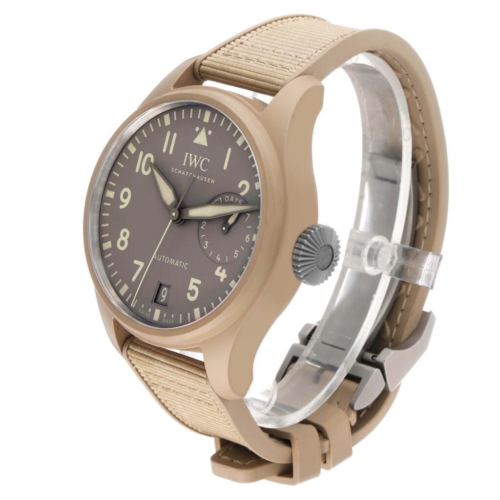 Big Pilot's TOP GUN 'Mojave Desert' (Reference IW506003). A 46mm ceramic automatic wristwatch with date and power reserve. 2023