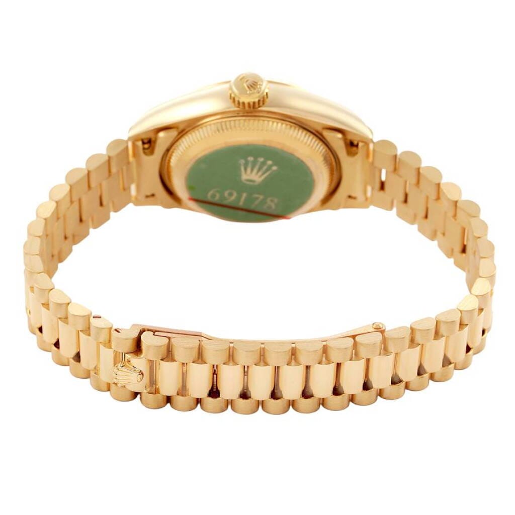 President Datejust (Reference 69178). A 26mm yellow gold automatic wristwatch with date. 1990-1991