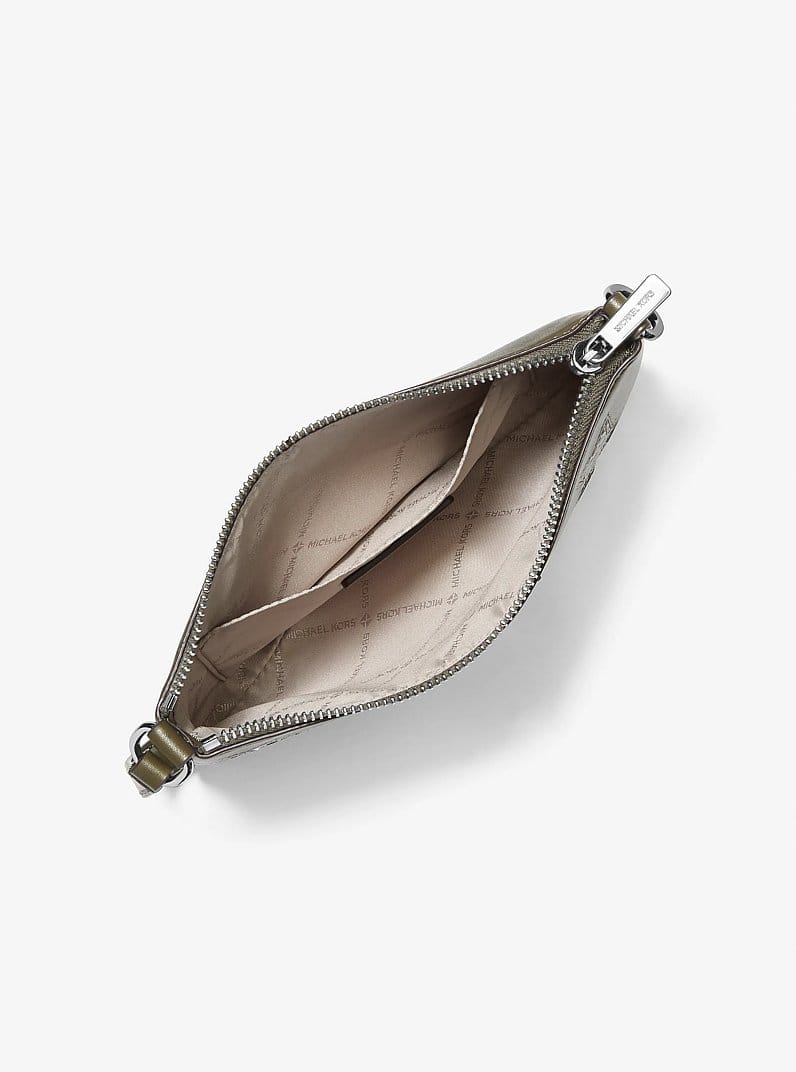Jet Set Small Printed Wristlet