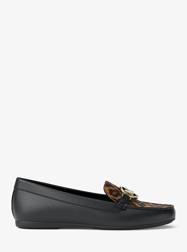 Fulton Leopard Print Calf Hair Loafer