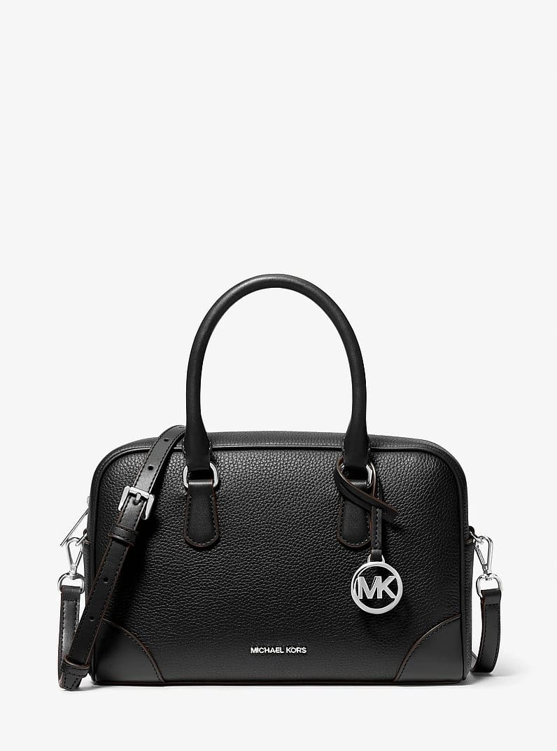Thompson Medium Pebbled Leather Satchel