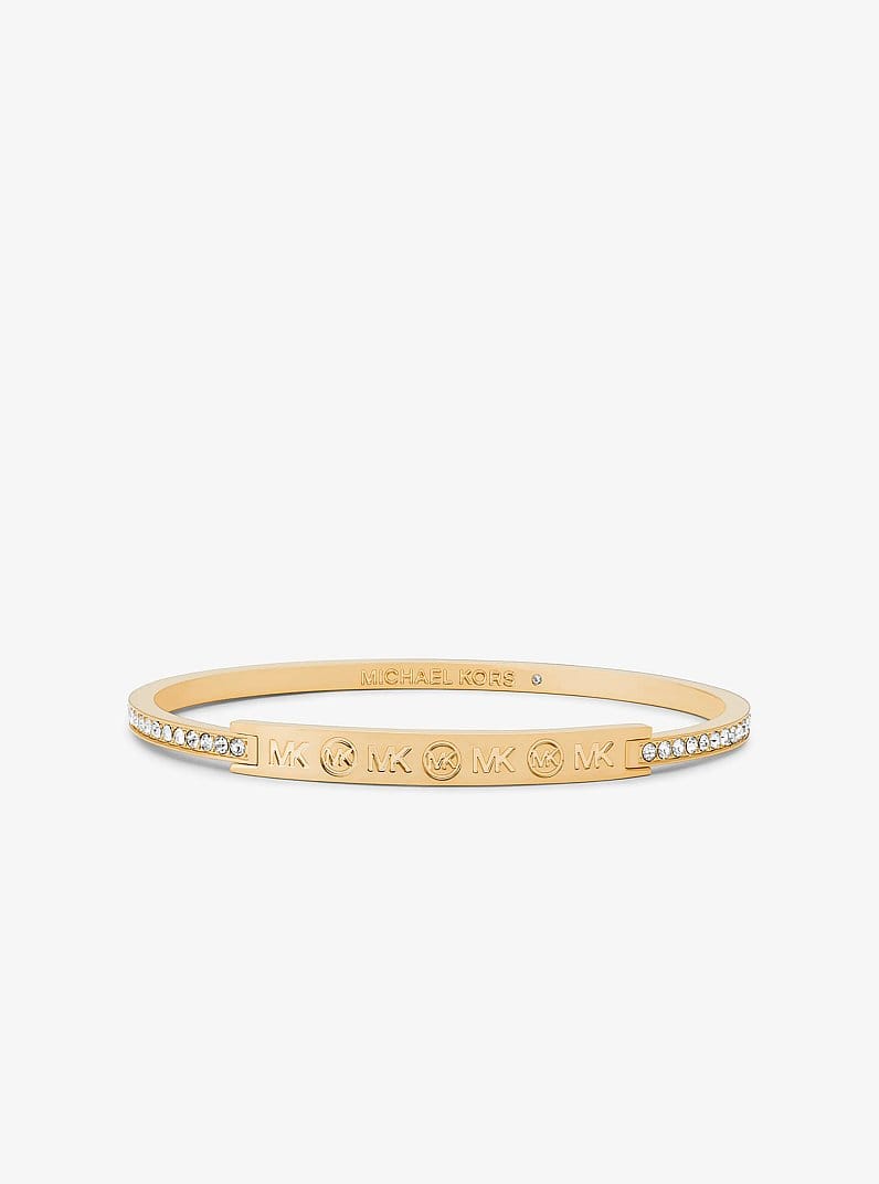 Pavé Logo Engraved Jewelry Gift Set