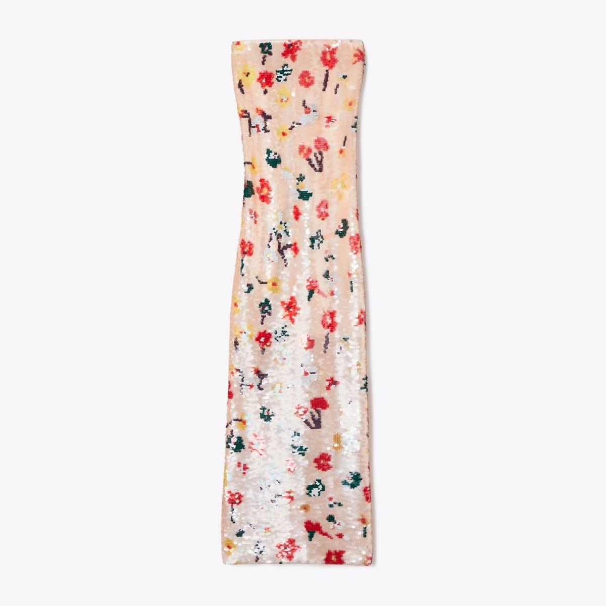 Strapless Sequin Dress