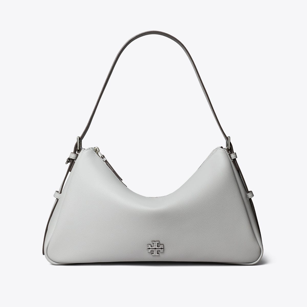 Leather Zip Top Shoulder Bag