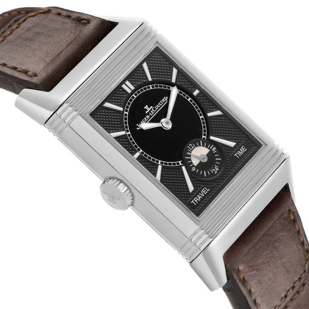 Reverso Duoface (Reference Q3848422). A 47mm stainless steel manual wind wristwatch second independent time zone with a 24-hour day/night indicator. 2020