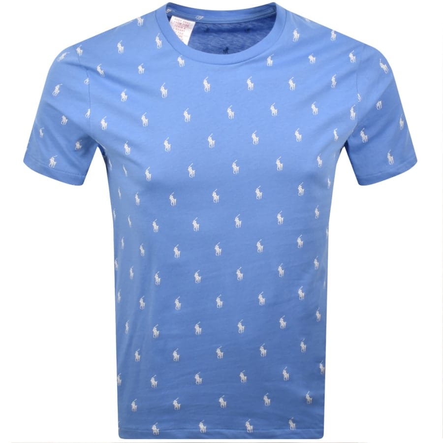 Ralph Lauren Lounge Crew Neck T Shirt Blue