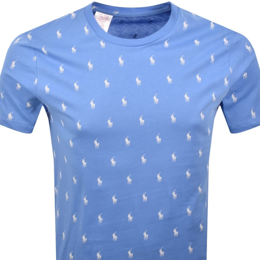 Ralph Lauren Lounge Crew Neck T Shirt Blue