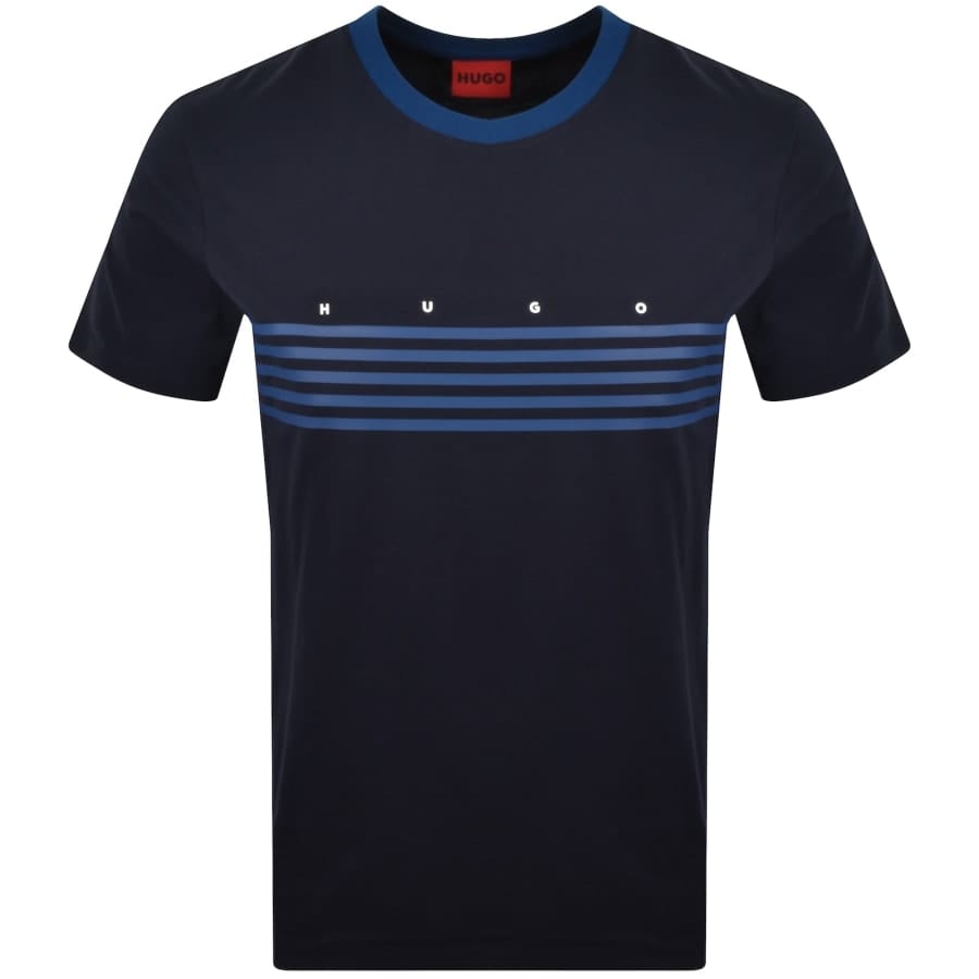 HUGO Dempsy T Shirt Navy
