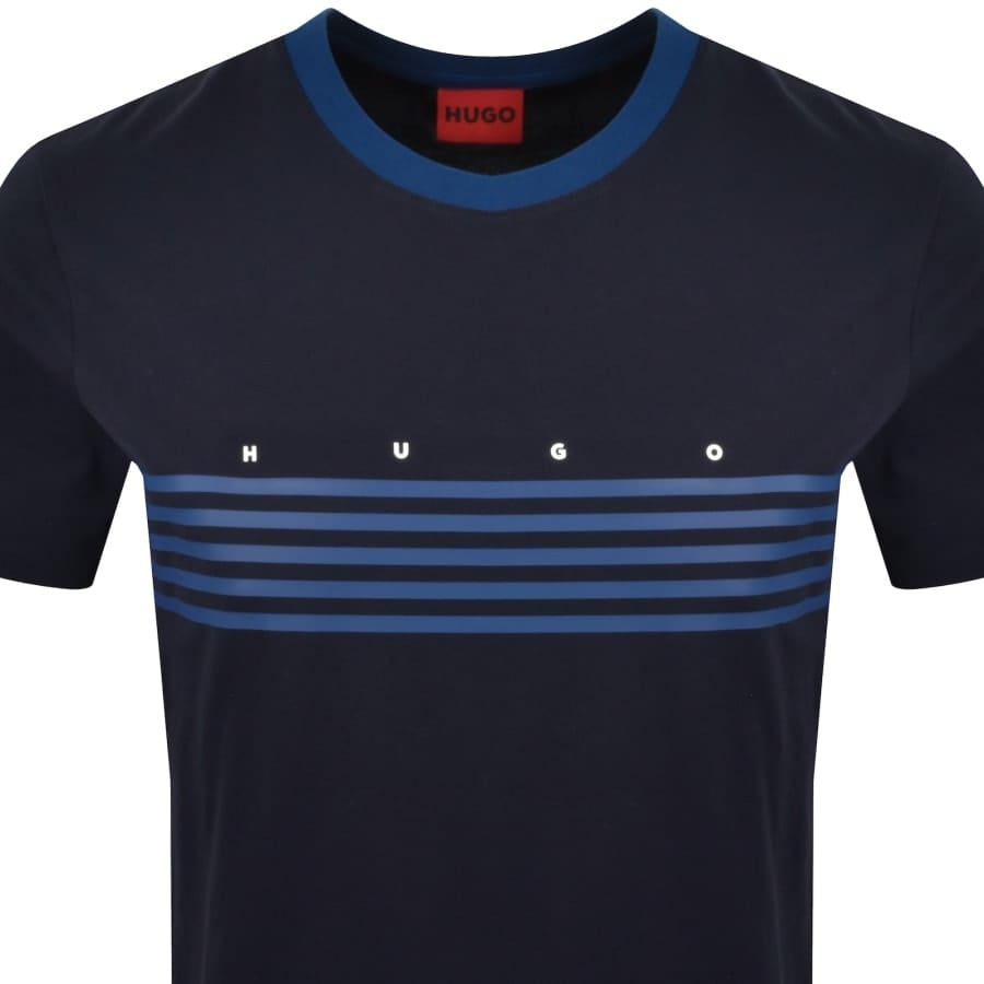 HUGO Dempsy T Shirt Navy