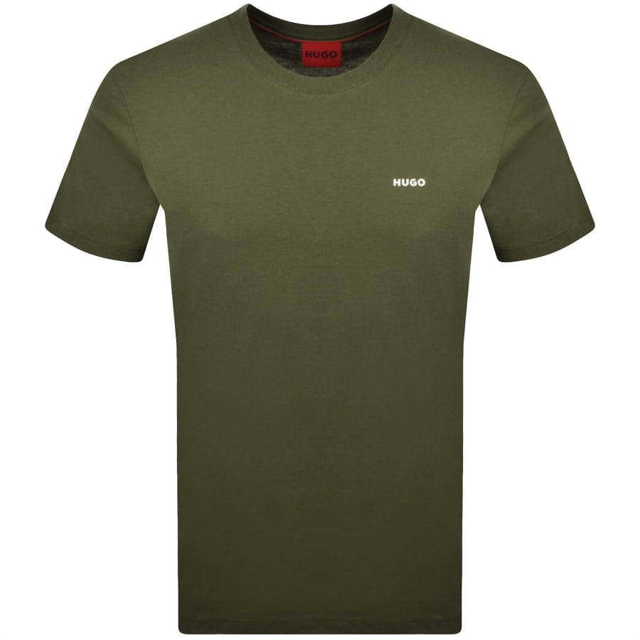 HUGO Dero222 T Shirt Green