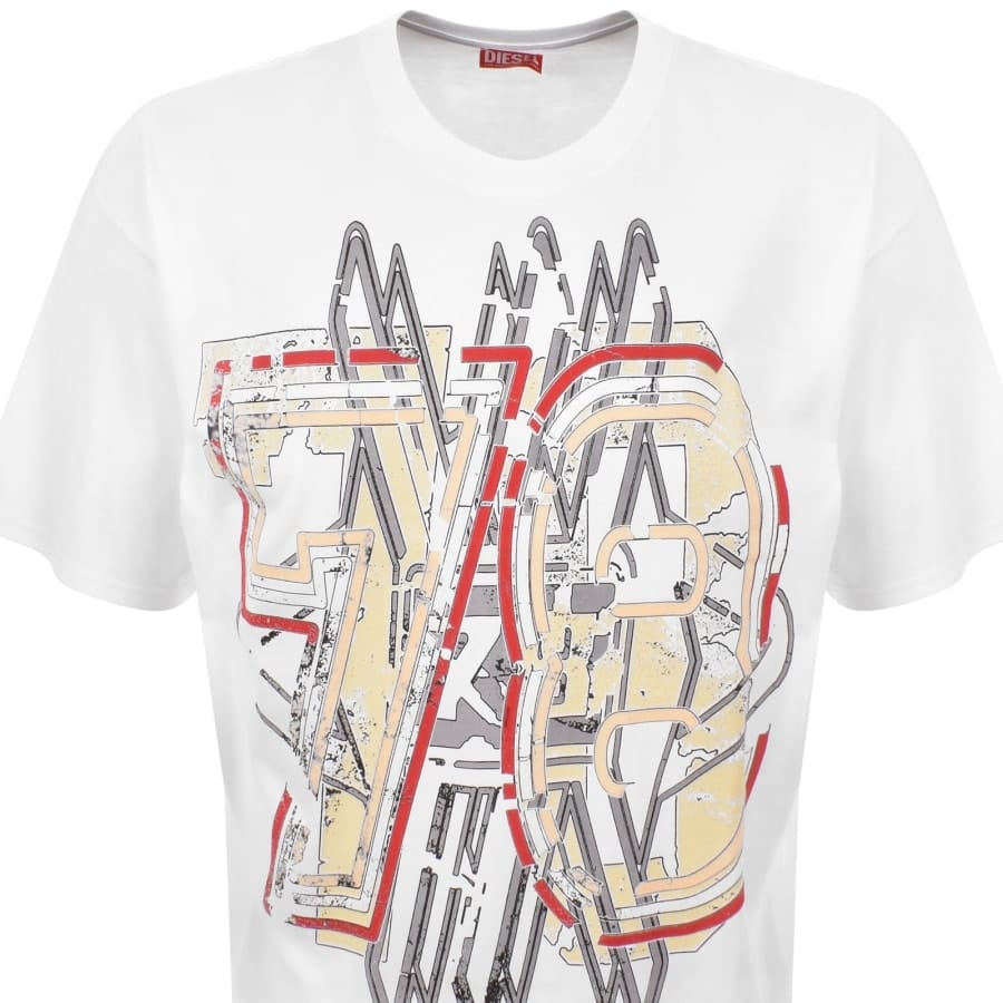 Diesel T Boxt T8 T Shirt White