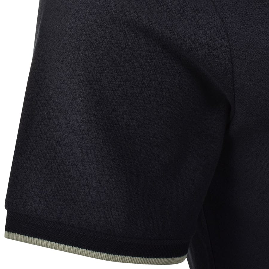 Fred Perry Crepe Pique T Shirt Navy