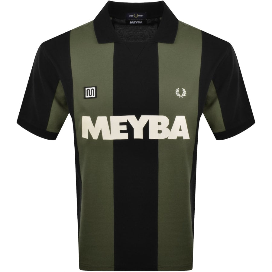 Fred Perry X Meyba Polo T Shirt Black