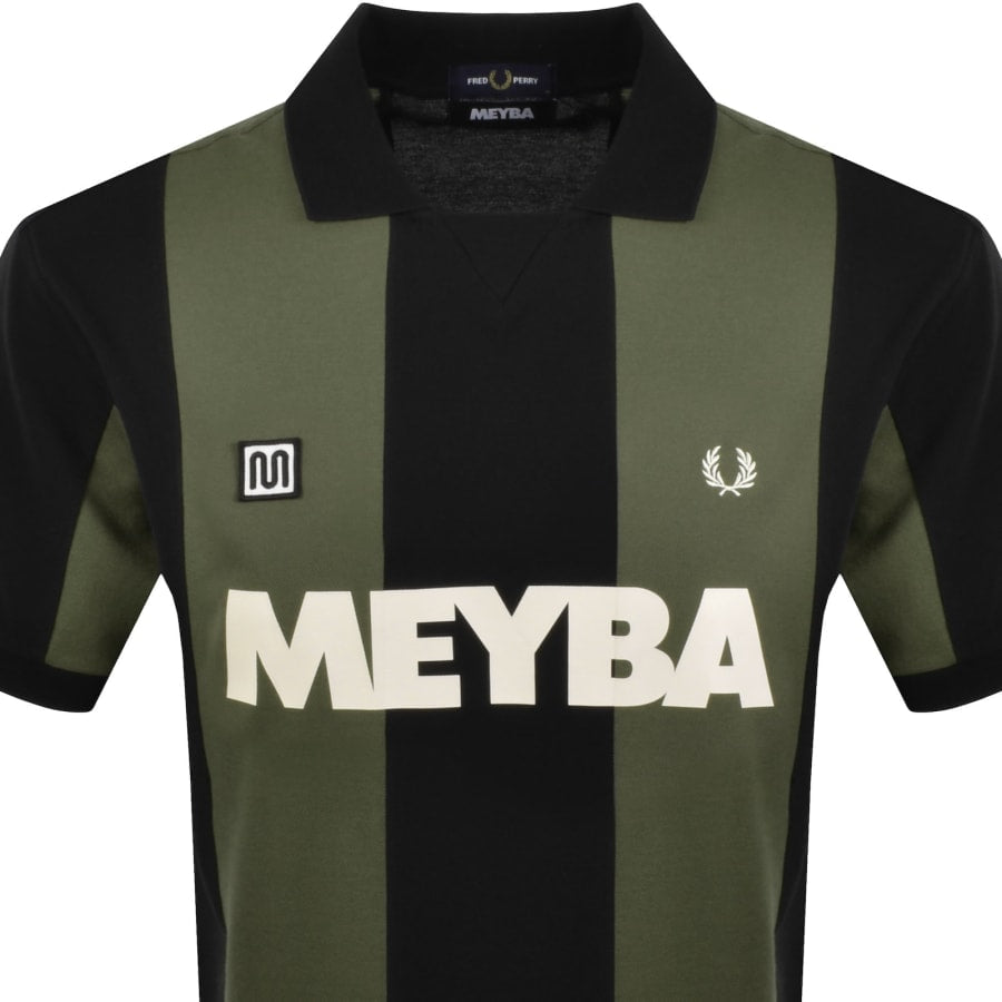 Fred Perry X Meyba Polo T Shirt Black