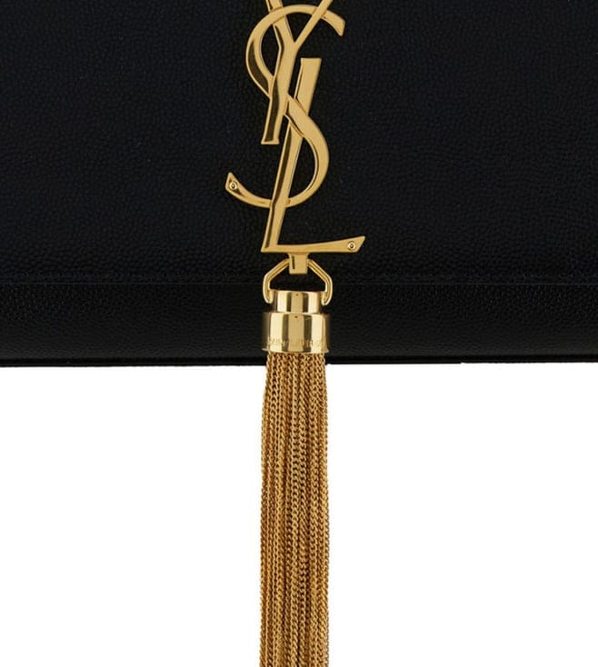 Saint Lauren Black Kate Small Shoulder Bag