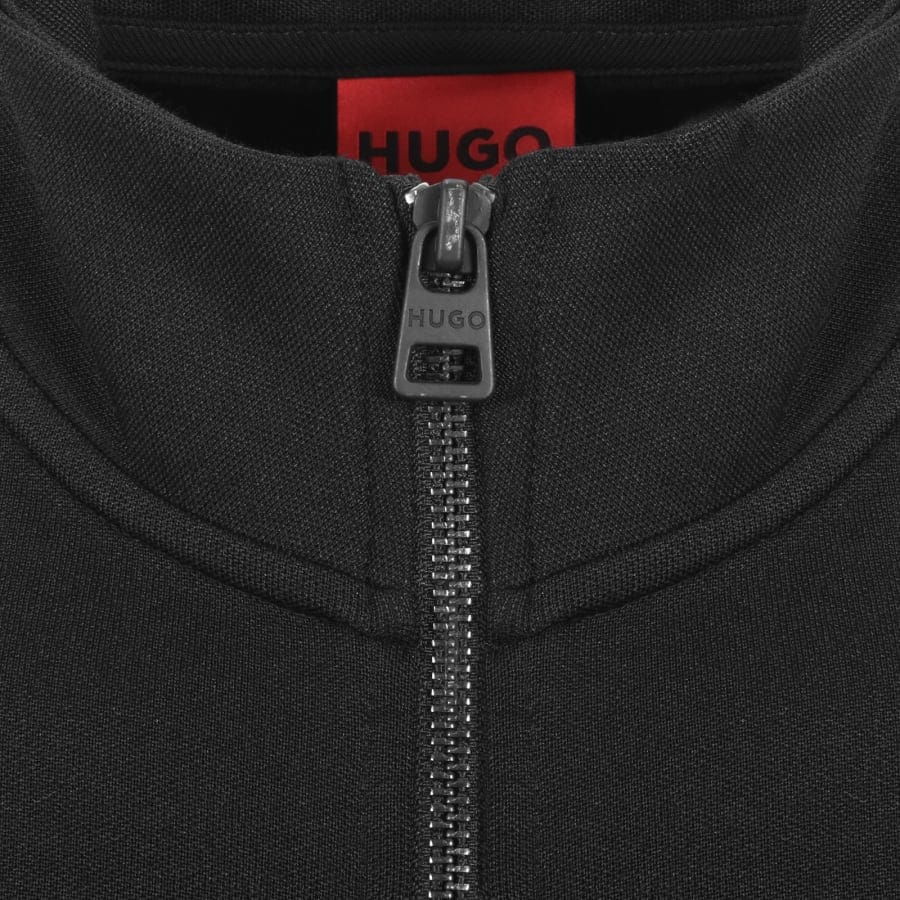 HUGO Full Zip Dingmoor Sweatshirt Black