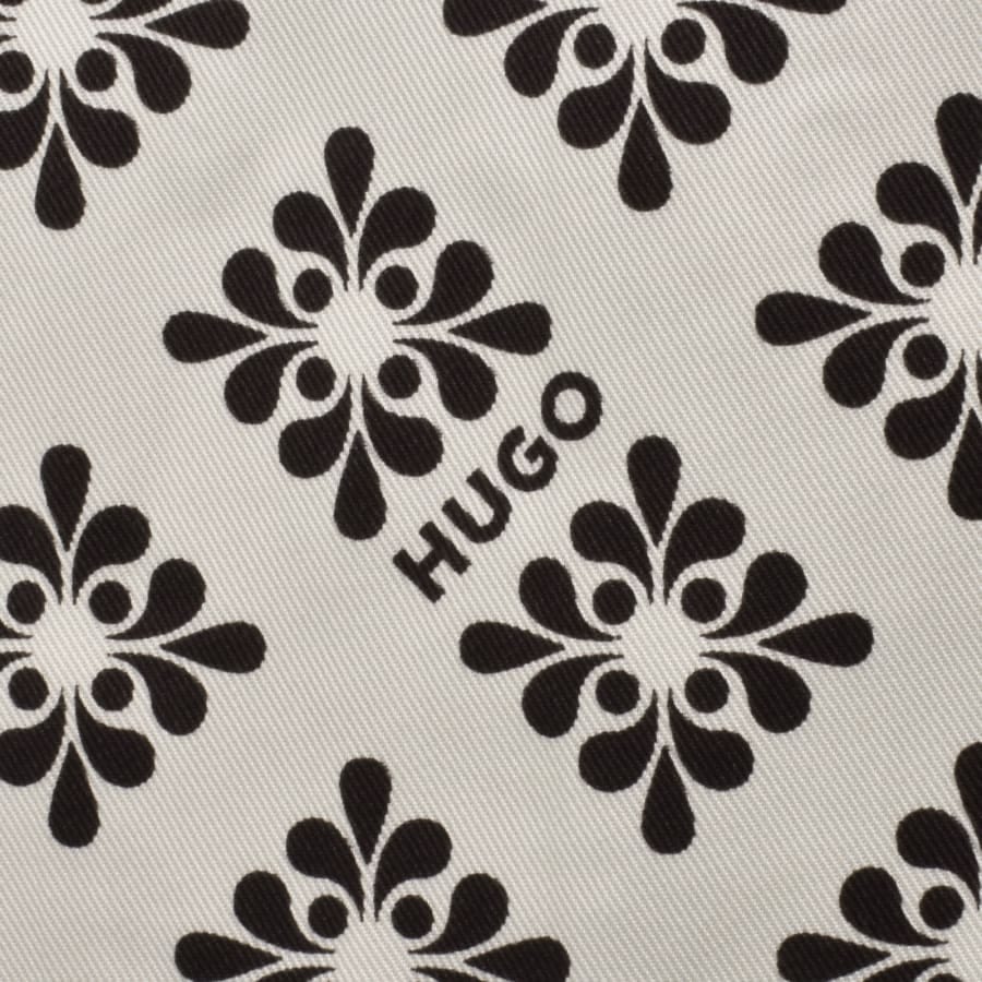 HUGO Oversized Short Sleeve Espino Shirt White