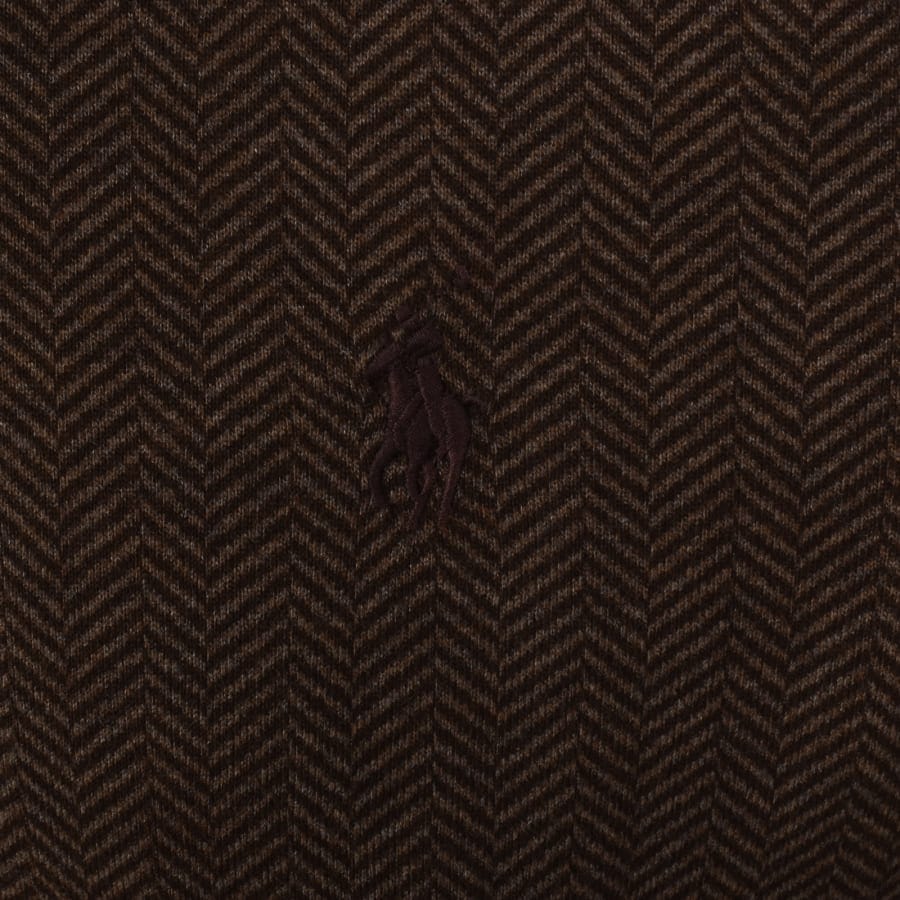 Ralph Lauren Quarter Zip Sweatshirt Brown