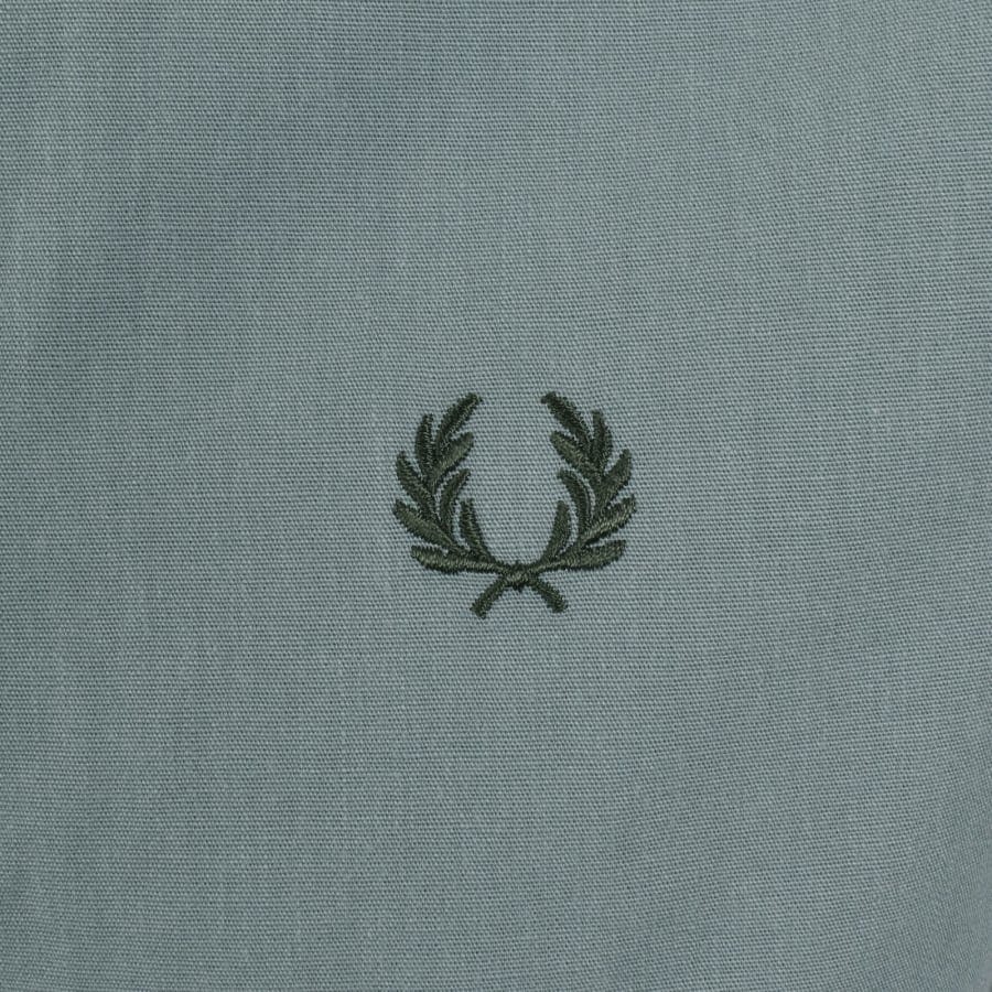 Fred Perry Short Sleeved Shirt Stockport Blue