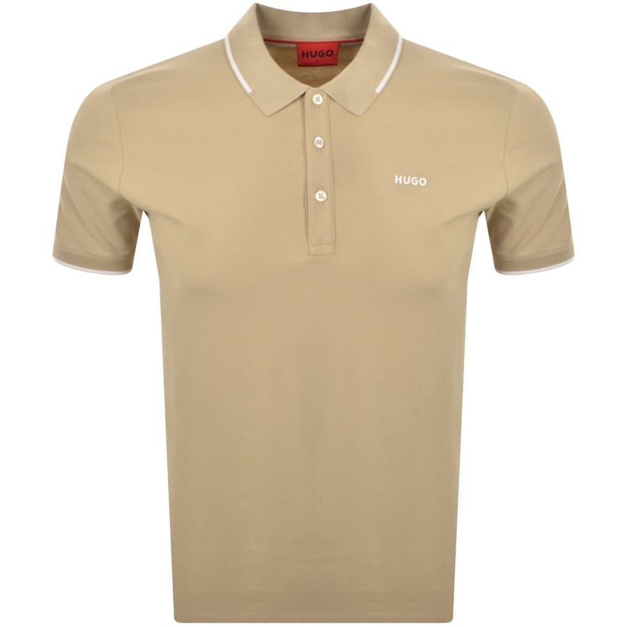 HUGO Dinoso 222 Polo T Shirt Beige