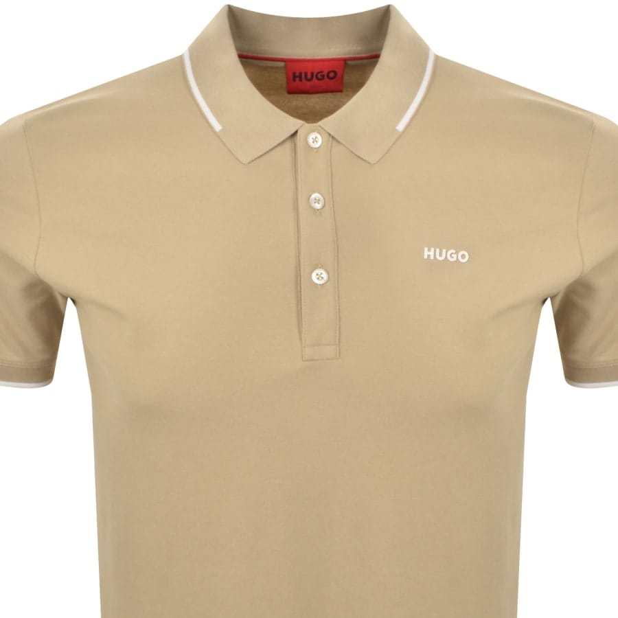 HUGO Dinoso 222 Polo T Shirt Beige