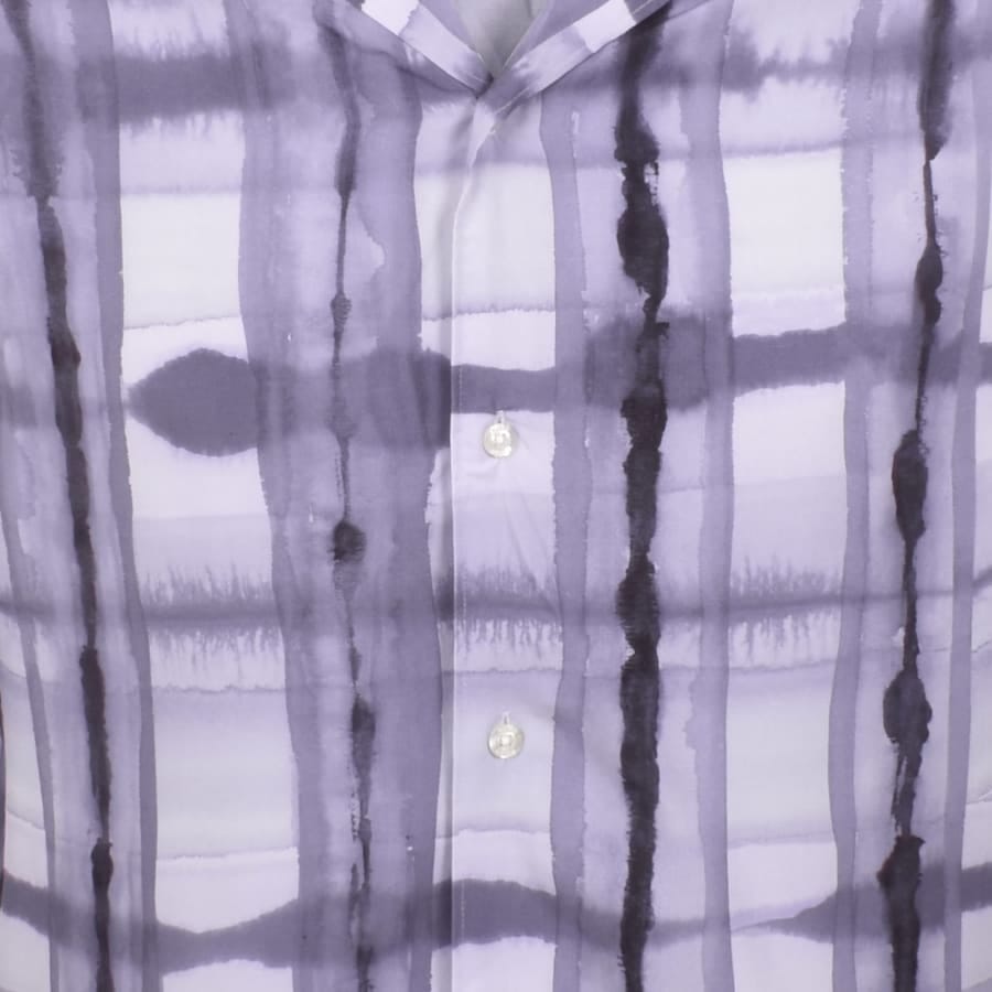 HUGO Espino Short Sleeve Shirt Purple