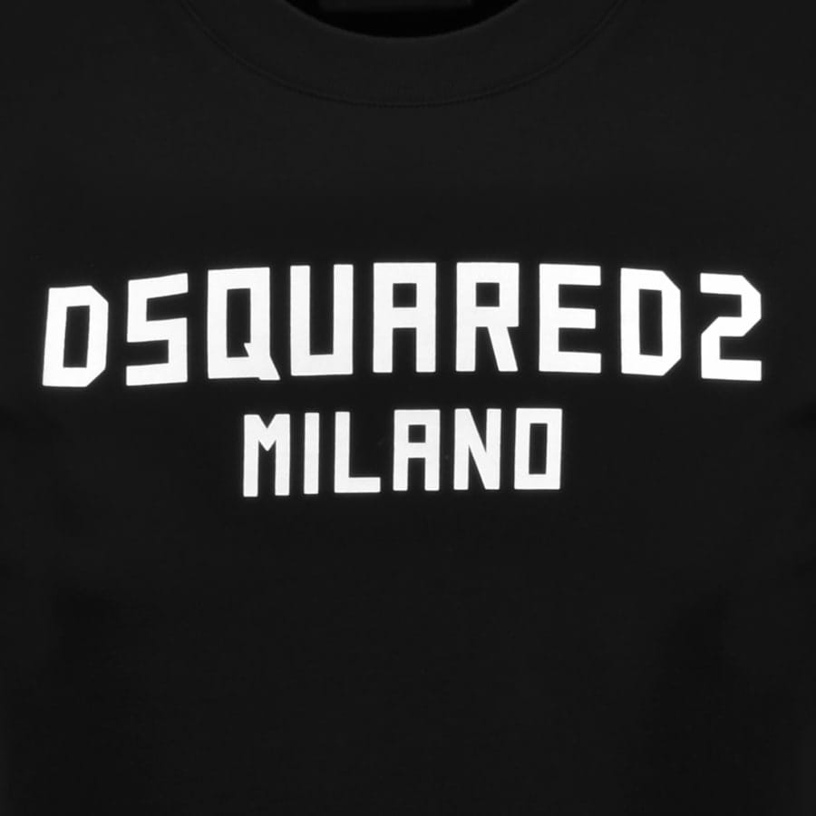 DSQUARED2 Logo Cool Fit T Shirt Black